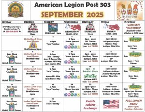 sept events calendar